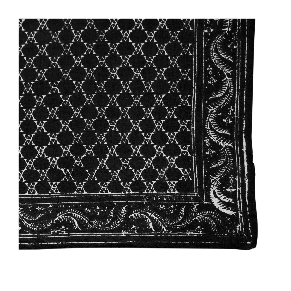 Bandana Monogram Black and White - View 3