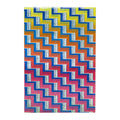 Wes Anderson Letter Paper Notepad (F: green-yellow/orange/red) (B: green/blue/purple) - View 1