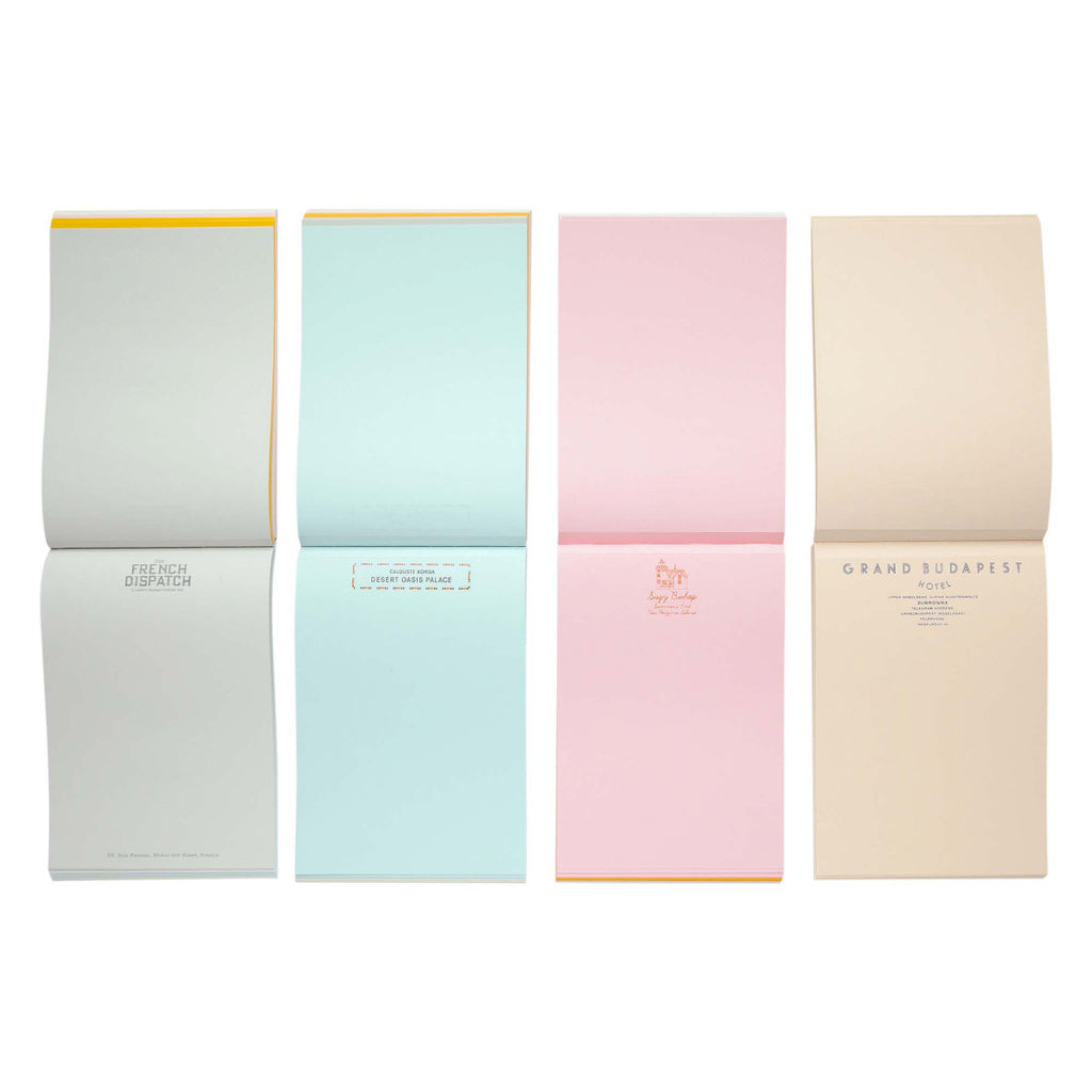Wes Anderson Letter Paper Notepad (silver-grey) - View 2