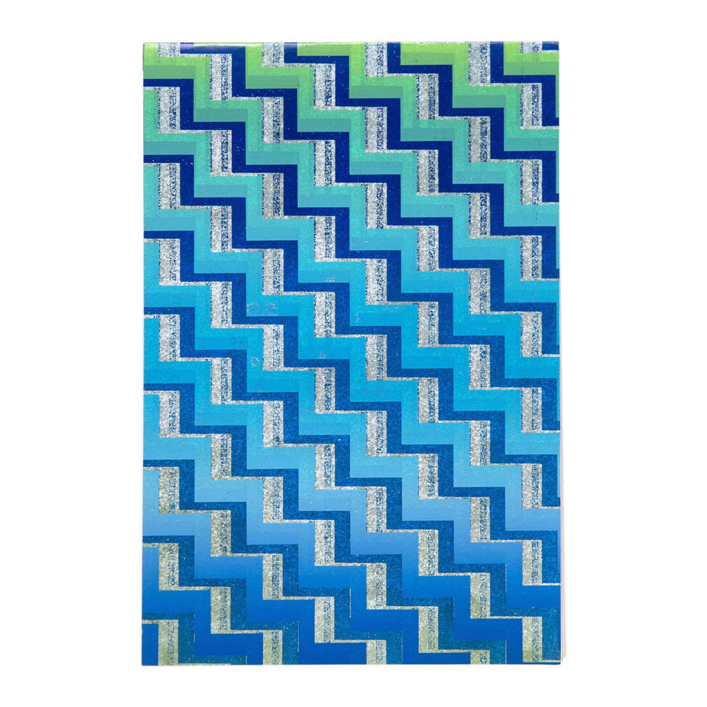 Wes Anderson Letter Paper Notepad (Green/Blue) - View 1