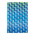 Wes Anderson Letter Paper Notepad (Green/Blue) - View 1