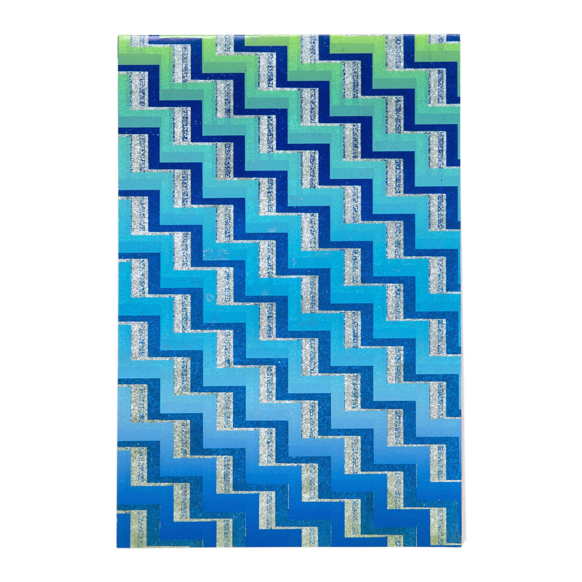 Wes Anderson Letter Paper Notepad (Green/Blue) - View 1