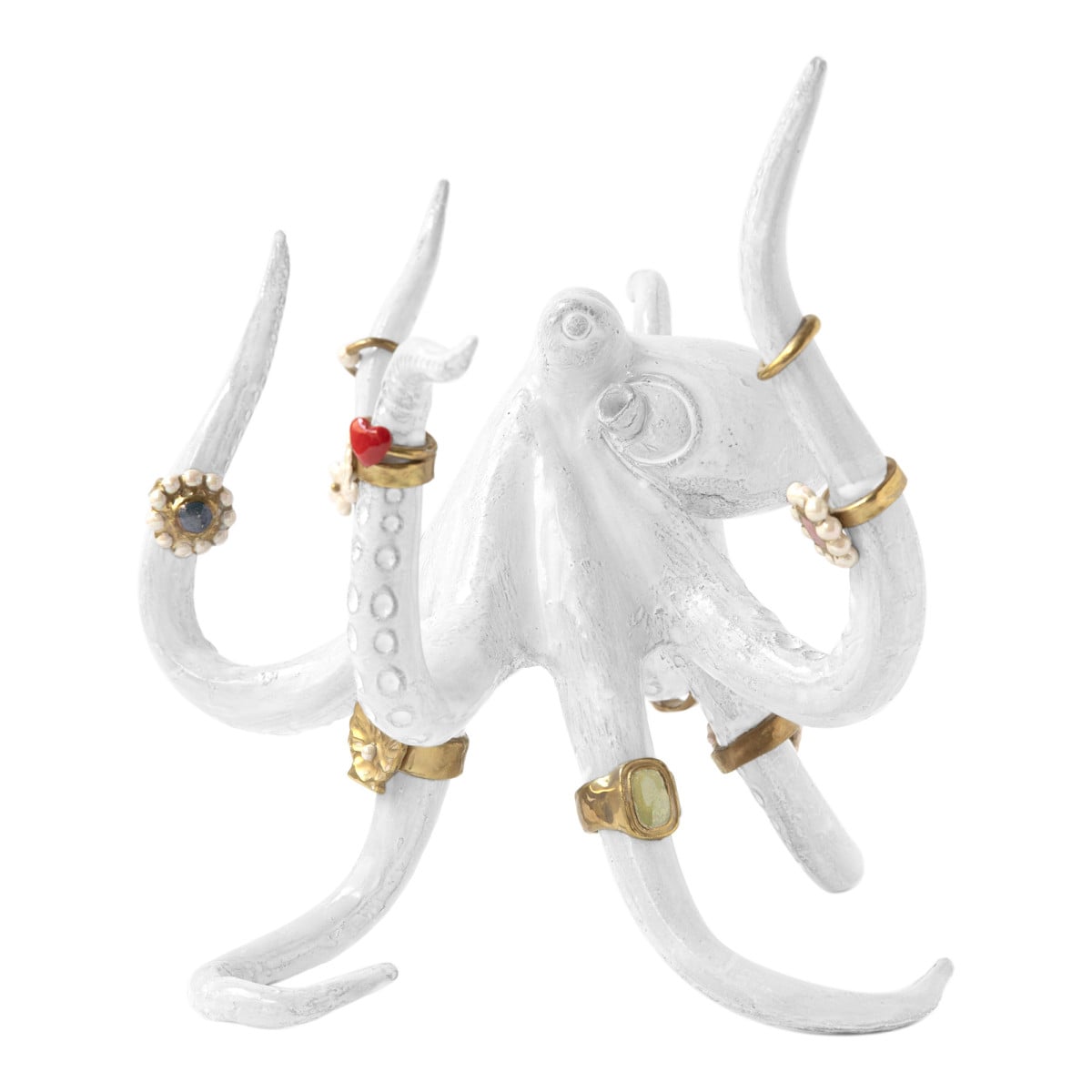 Octopus Ornament with Rings - View 1