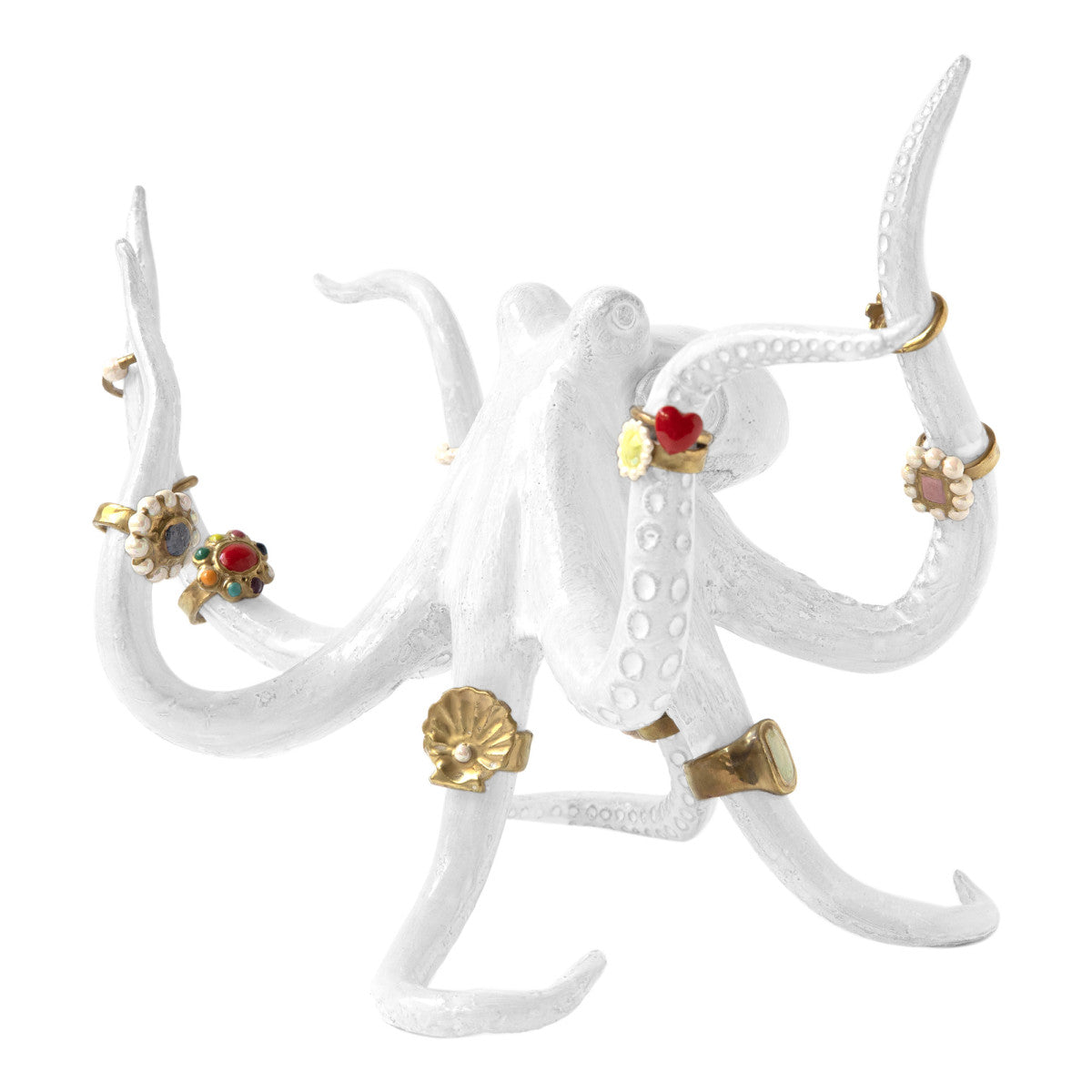 Octopus Ornament with Rings - View 3