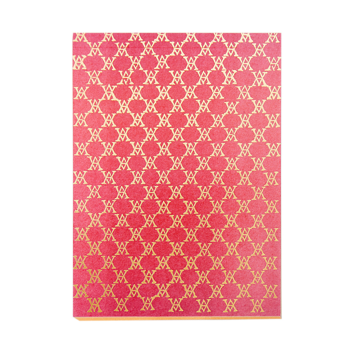 Large Monogramme Notepad (Dark Pink) - View 1