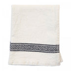 Grecque Tea Towel (Black) - View 2