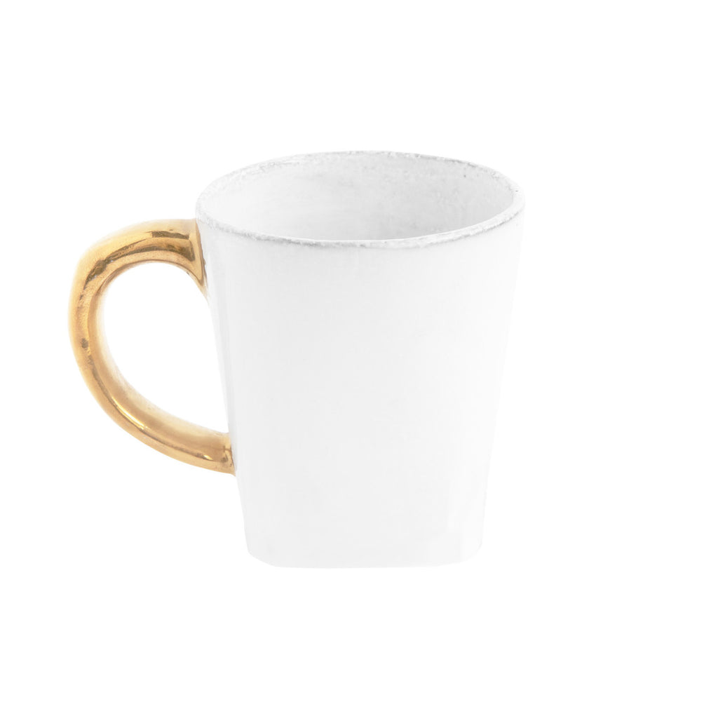 Sacai Scented Candle in Ceramic Pot with Golden Handle - View 2