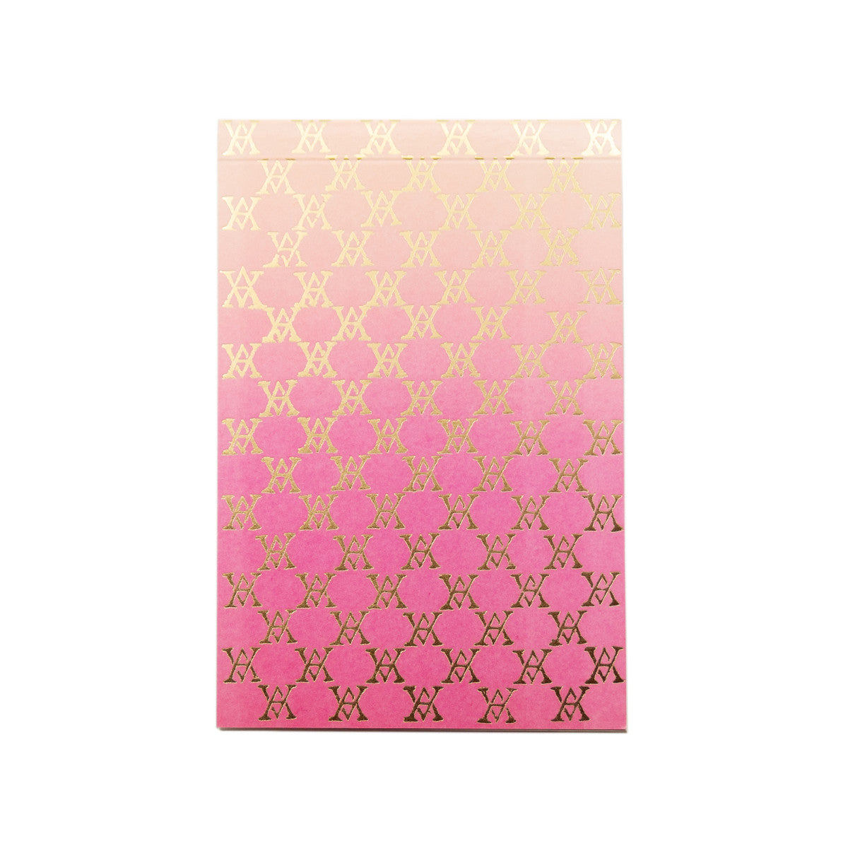 Small Monogramme Notepad (Pink) - View 1